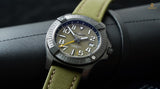 Shop Breitling Avenger Automatic GMT 45 Night Mission Green Dial Green Nylon Strap Watch for Men - V323952A1L1X1 in USA