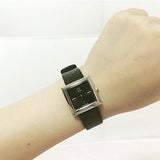 Calvin Klein Mark Black Dial Black Leather Strap Watch for Women - K3R231C1 Buy Now By Calvin Klein