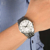 Calvin Klein Infinity Automatic Silver Dial Silver Steel Strap Watch for Men - K5S34146 Buy Now By Calvin Klein