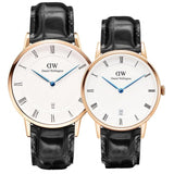 Daniel Wellington Dapper Reading White Dial Black Leather Strap Watch For Women - DW00100118 Buy Now By Daniel Wellington