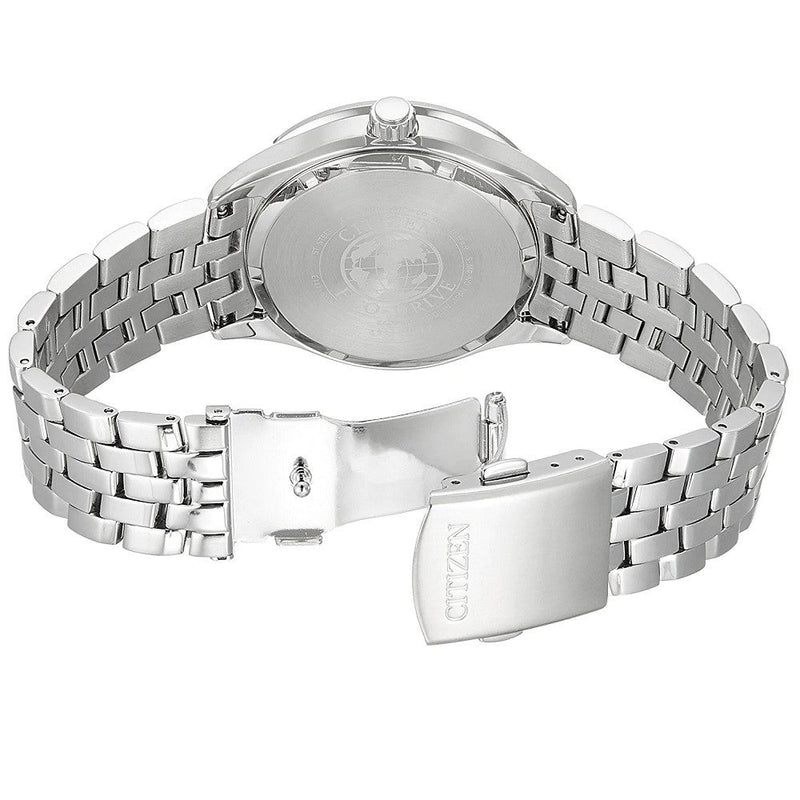 Citizen Eco Drive Blue Dial Silver Steel Strap Watch For Men - BM7250-56L Buy Now By Citizen