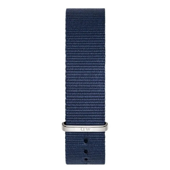Daniel Wellington Classic Bayswater White Dial Blue NATO Strap Watch For Women - DW00100280 Buy Now By Daniel Wellington