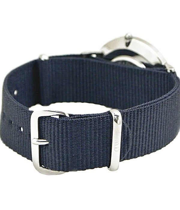 Daniel Wellington Classic Bayswater White Dial Blue NATO Strap Watch For Women - DW00100280 Buy Now By Daniel Wellington