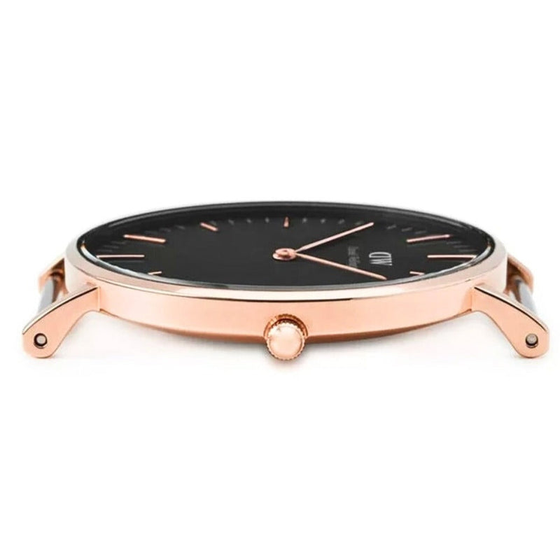Daniel Wellington Classic Bristol Black Dial Brown Leather Strap Watch for Men - DW00100137 Buy Now By Daniel Wellington