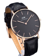 Daniel Wellington Classic Reading Black Dial Black Leather Strap Watch For Women - DW00100141 Buy Now By Daniel Wellington