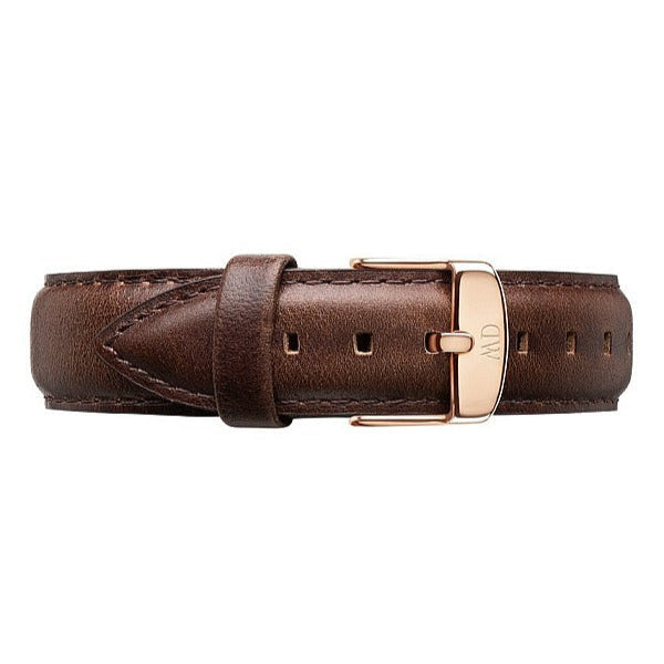Daniel Wellington Dapper York White Dial Brown Leather Strap Watch For Men - DW00100085 Buy Now By Daniel Wellington