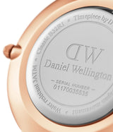 Daniel Wellington Classic Petite Dover Black Dial White NATO Strap Watch For Women - DW00100312 Buy Now By Daniel Wellington