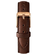 Daniel Wellington Classic Petite Bristol Black Dial Brown Leather Strap Watch For Women - DW00100221 Buy Now By Daniel Wellington