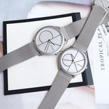 Calvin Klein Minimal White Dial Silver Mesh Bracelet Watch for Men - K3M5115X Buy Now By Calvin Klein
