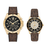 Michael Kors Runway Quartz Black Dial Brown Leather Strap Watch For Women - MK6979 Buy Now By Michael Kors