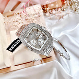 Guess Phoenix Multifunction Crystals Silver Dial Silver Steel Strap Watch For Men - GW0094G1 Buy Now By Guess