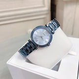 Guess Park Ave Analog Quartz Blue Dial Blue Steel Strap Watch For Women - W0767L4 Buy Now By Guess
