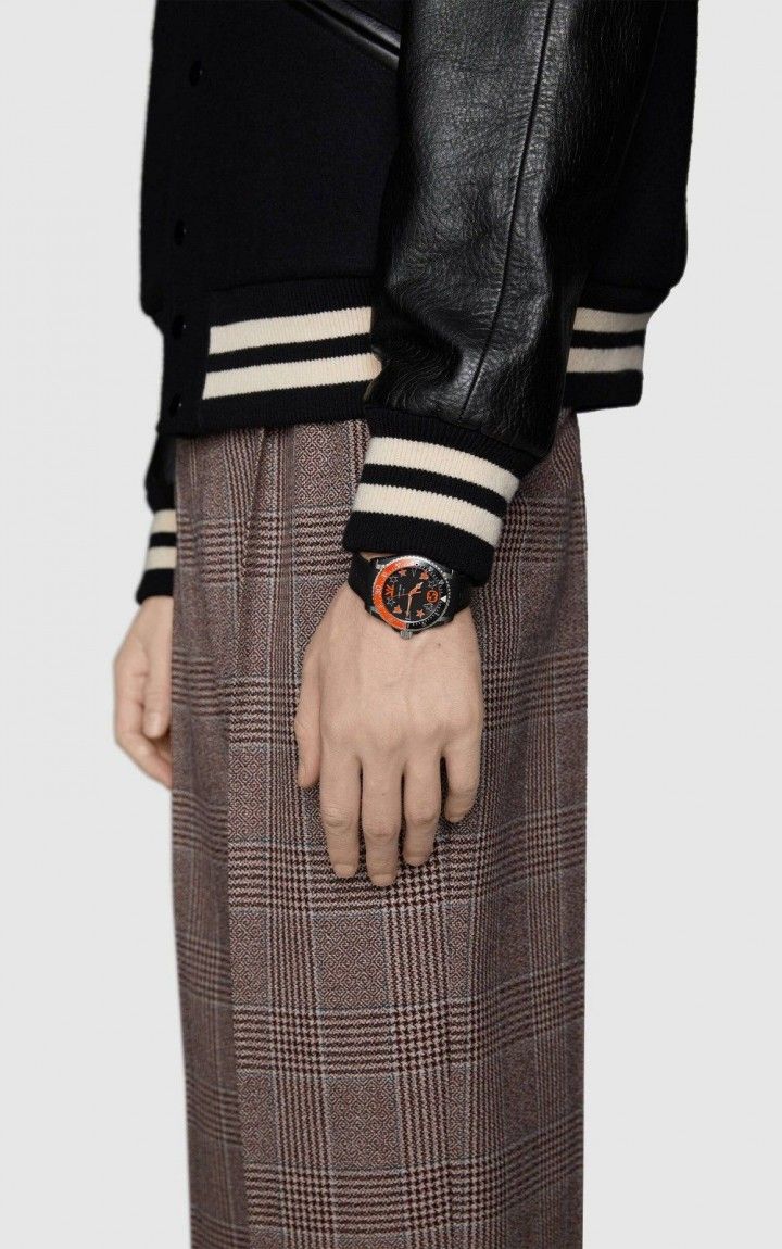 Shop Gucci Dive Limited Edition Black Dial Black Rubber Strap Unisex Watch - YA136333 in USA