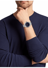 Versace Hellenyium Quartz Blue Dial Silver Steel Strap Watch for Men - VEVK00921 Buy Now By Versace