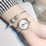 Michael Kors Petite Portia Silver Dial Pink Rubber Strap Watch For Women - MK2735 Buy Now By Michael Kors