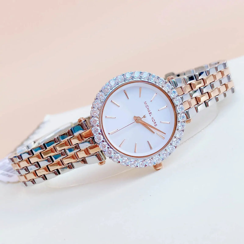 Michael Kors Darci Quartz Silver Dial Two Tone Steel Strap Watch For Women - MK4515 Buy Now By Michael Kors