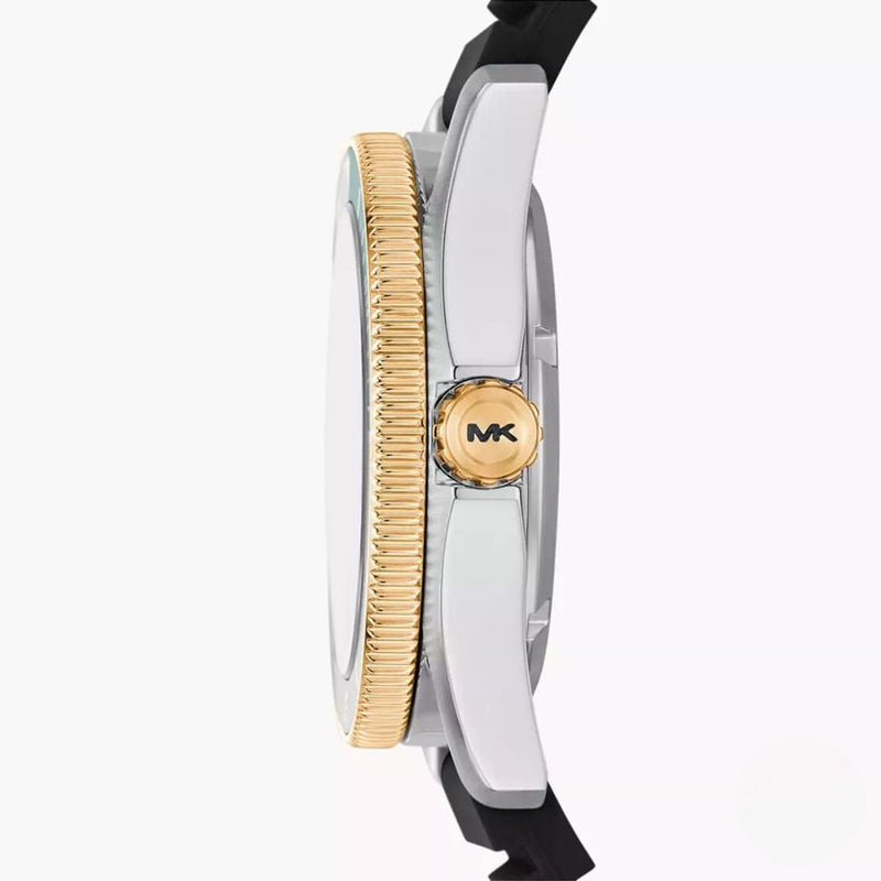 Michael Kors Maritime Analog Green Dial Black Silicone Strap Watch for Men - MK9158 Buy Now By Michael Kors