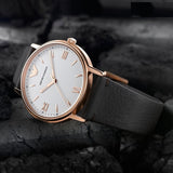 Emporio Armani Dress Quartz White Dial Brown Leather Strap Watch For Men - AR11011 Buy Now By Emporio Armani
