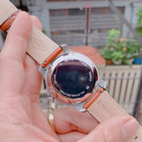 Fossil Grant Twist Multifunction Blue Dial Brown Leather Strap Watch for Men - ME1161