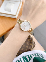 Calvin Klein Authentic Silver Dial Gold Steel Strap Watch for Women - K8G23546 Buy Now By Calvin Klein