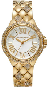 Michael Kors Camile Analog White Dial Gold Steel Strap Watch for Women - MK4801 Buy Now By Michael Kors