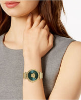 Versace Palazzo Empire Greca Green Dial Gold Mesh Bracelet Watch for Women - VEDV00819 Buy Now By Versace