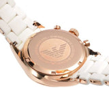 Emporio Armani Sportivo Silver Dial White Silicone Strap Watch For Women - AR5920 Buy Now By Emporio Armani