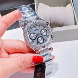 Guess Duchess Quartz Silver Dial Silver Steel Strap Watch For Women - GW0558L1 Buy Now By Guess