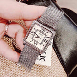 Guess Highline White Dial Silver Mesh Bracelet Watch For Women - W0826L1 Buy Now By Guess