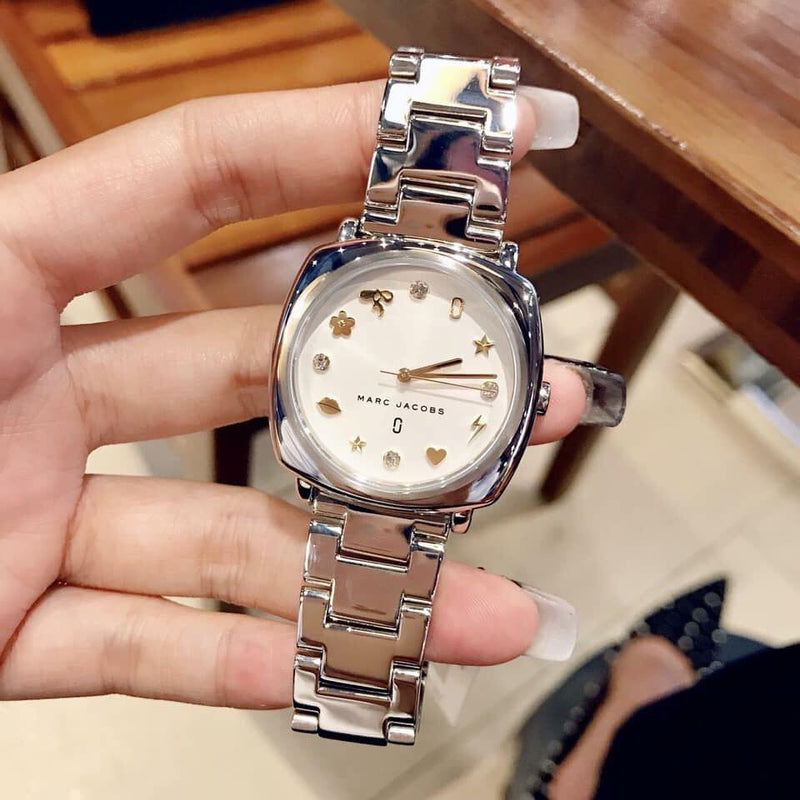 Marc Jacobs Mandy Silver Dial Silver Steel Strap Watch for Women - MJ3572 Buy Now By Marc Jacobs