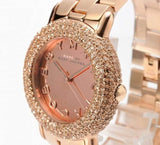 Marc Jacobs Marci Crystals Rose Gold Dial Rose Gold Steel Strap Watch for Women - MBM3192 Buy Now By Marc Jacobs