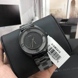 Marc Jacobs Tether Transparent Black Dial Black Steel Strap Watch for Women - MBM3415 Buy Now By Marc Jacobs