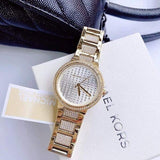 Michael Kors Gabbi Crystals Gold Dial Gold Steel Strap Watch For Women - MK3985 Buy Now By Michael Kors