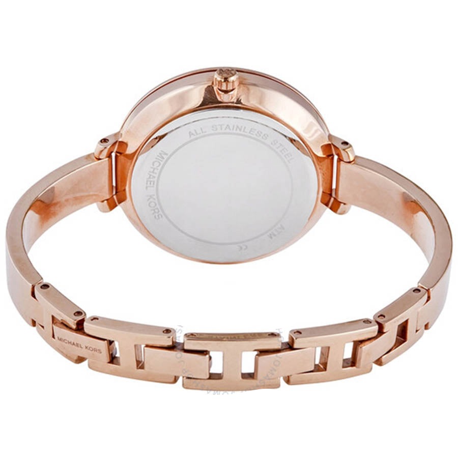 Michael Kors Jaryn Quartz Rose Gold Dial Rose Gold Steel Strap Watch For Women - MK3735