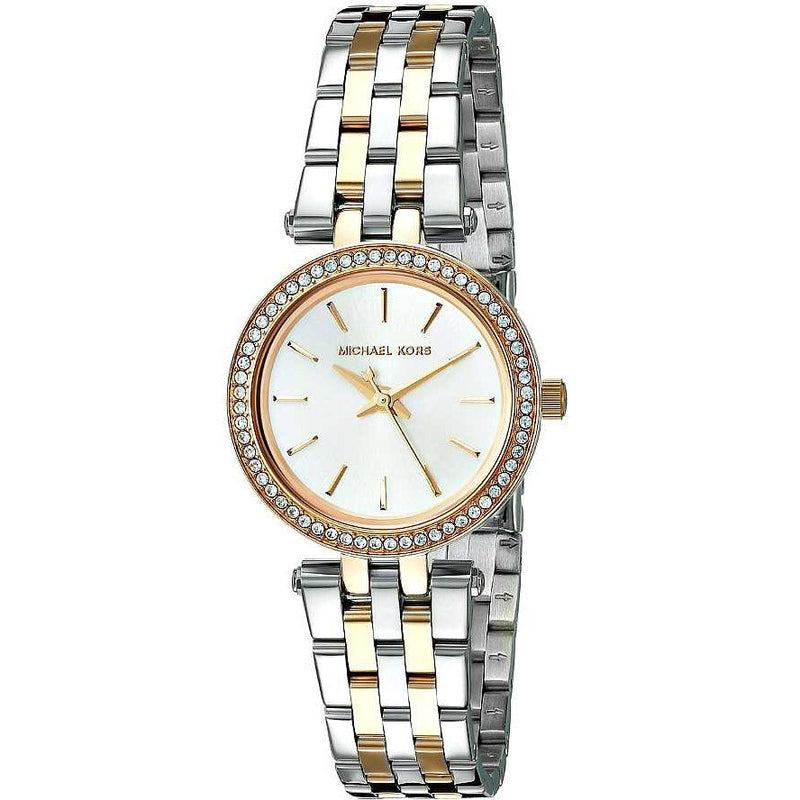 Michael Kors Darci White Dial Two Tone Steel Strap Watch for Women - MK3323 Buy Now By Michael Kors