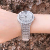 Michael Kors Kerry Crystal Pave Silver Dial Silver Steel Strap Watch For Women - MK3359 Buy Now By Michael Kors