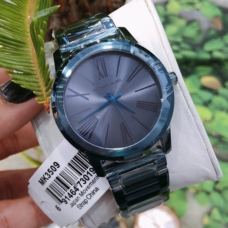 Michael Kors Hartman Quartz Blue Dial Blue Steel Strap Watch For Women - MK3509 Buy Now By Michael Kors