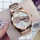 Michael Kors Hartman Analog White Dial Rose Gold Steel Strap Watch For Women - MK3673 Buy Now By Michael Kors