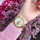 Michael Kors Nia Quartz Gold Dial Gold Steel Strap Watch For Women - MK3989 Buy Now By Michael Kors