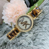 Michael Kors Parker Chronograph Gold Dial Two Tone Steel Strap Watch for Women - MK6109 Buy Now By Michael Kors