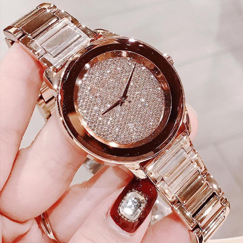 Michael Kors Kinley Rose Gold Dial Rose Gold Steel Strap Watch for Women - MK6210 Buy Now By Michael Kors