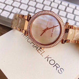 Michael Kors Parker Mother of Pearl Pink Dial Two Tone Steel Strap Watch for Women - MK6492 Buy Now By Michael Kors