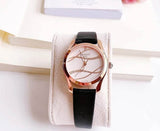 Tissot T Wave Diamond Mother of Pearl Dial Black Leather Strap Watch For Women - T112.210.36.111.00 Buy Now By Tissot