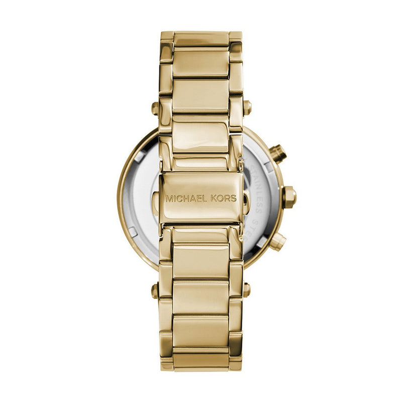 Michael Kors Parker Pave Gold Dial Gold Steel Strap Watch for Women - MK6659 Buy Now By Michael Kors