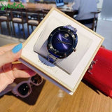 Versace Shadov Quartz Black Dial Blue Leather Strap Watch for Men - VEBM00418 Buy Now By Versace