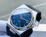 Tissot PRX Blue Dial Blue Leather Strap Watch for Men - T137.410.16.041.00 Buy Now By Tissot