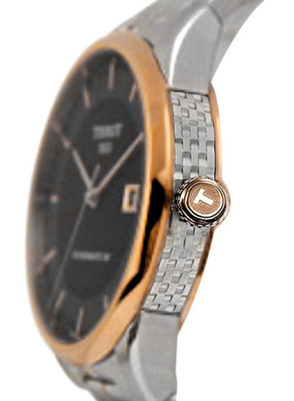 Tissot Luxury Powermatic 80 Black Dial Silver Steel Strap Watch For Men - T086.407.22.051.00 Buy Now By Tissot