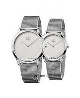 Calvin Klein Minimal White Dial Silver Mesh Bracelet Watch for Women - K3M2212Y Buy Now By Calvin Klein