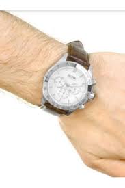 Hugo Boss Ikon White Dial Brown Leather Strap Watch for Men - 1513175 Buy Now By Hugo Boss