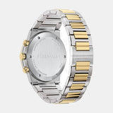 Shop Salvatore Ferragamo 1927 Chrono Silver Dial Two Tone Steel Strap Watch for Men - SFKZ00523 in USA
